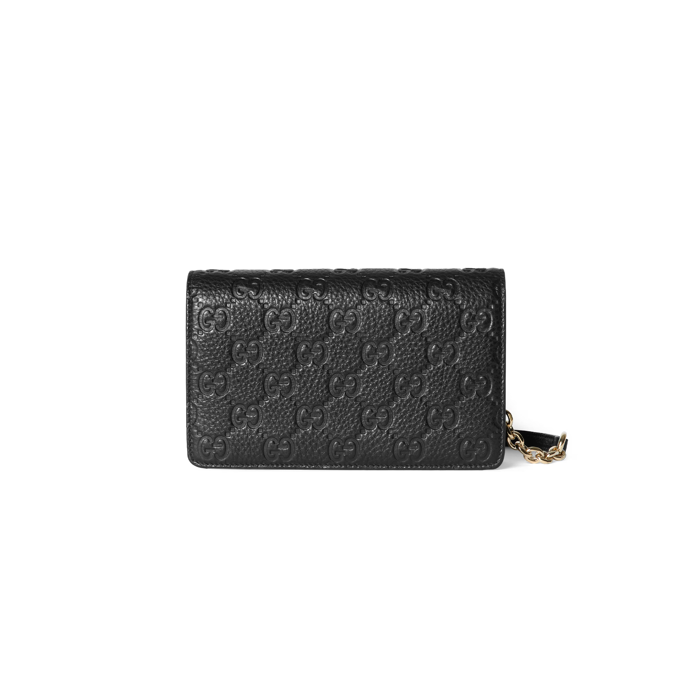 G*u*i gg emblem wallet on chain 818705 (20*12.5*4cm)